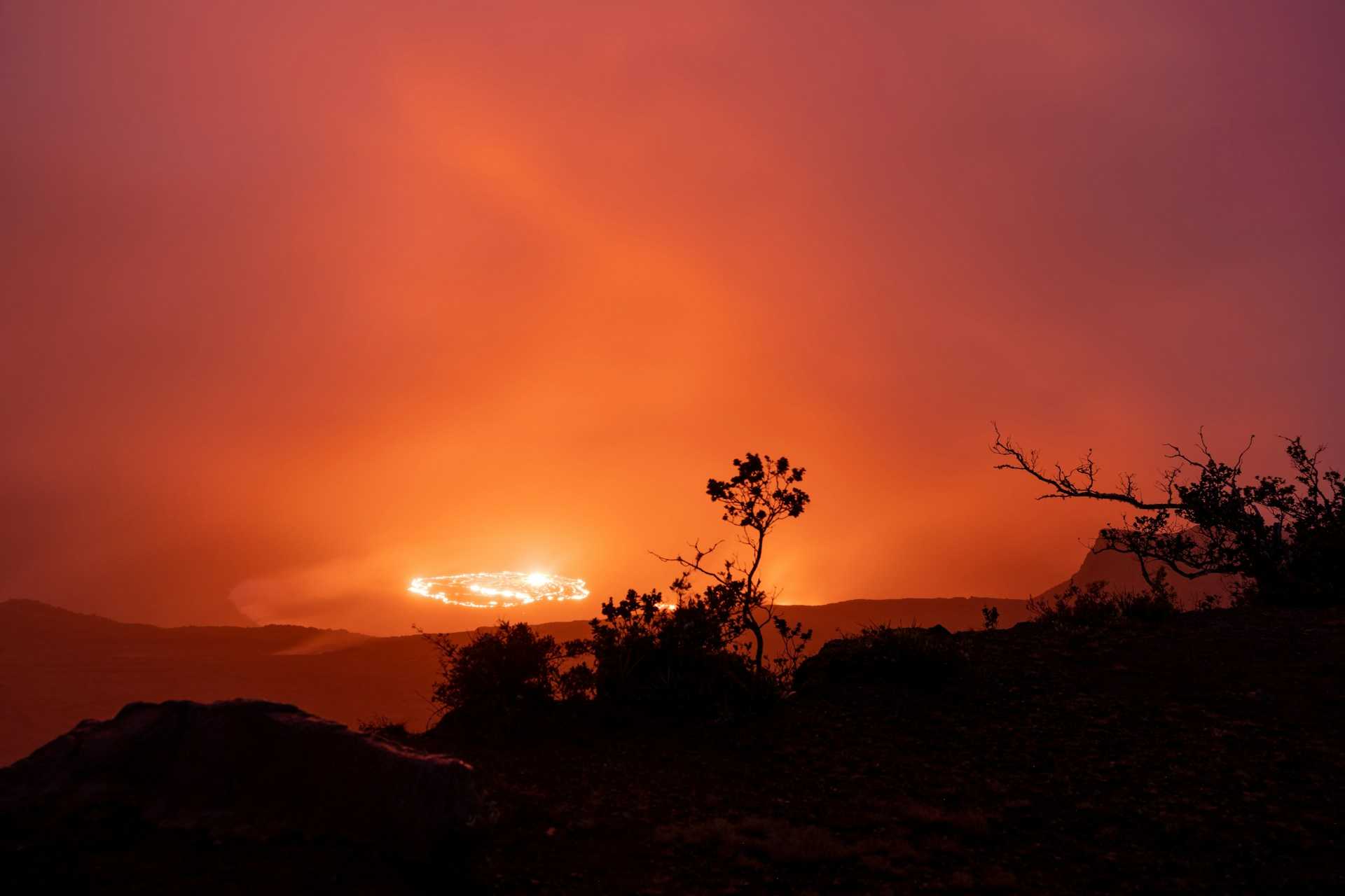Lava from Volcano Kona Big Island Hawaii